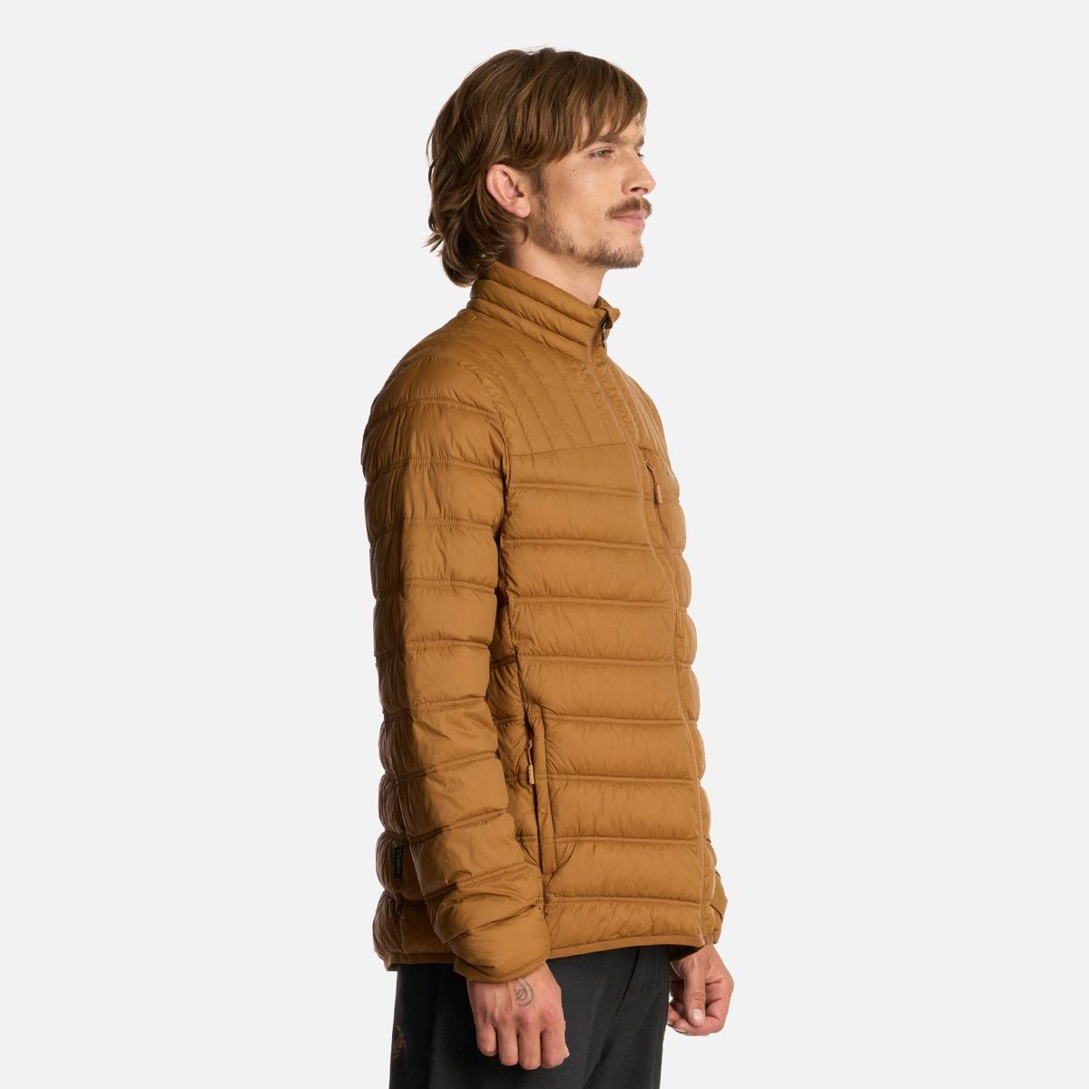 HAKA HONU - Chaqueta Hombre Ultraliviana Mostaza Haka Honu