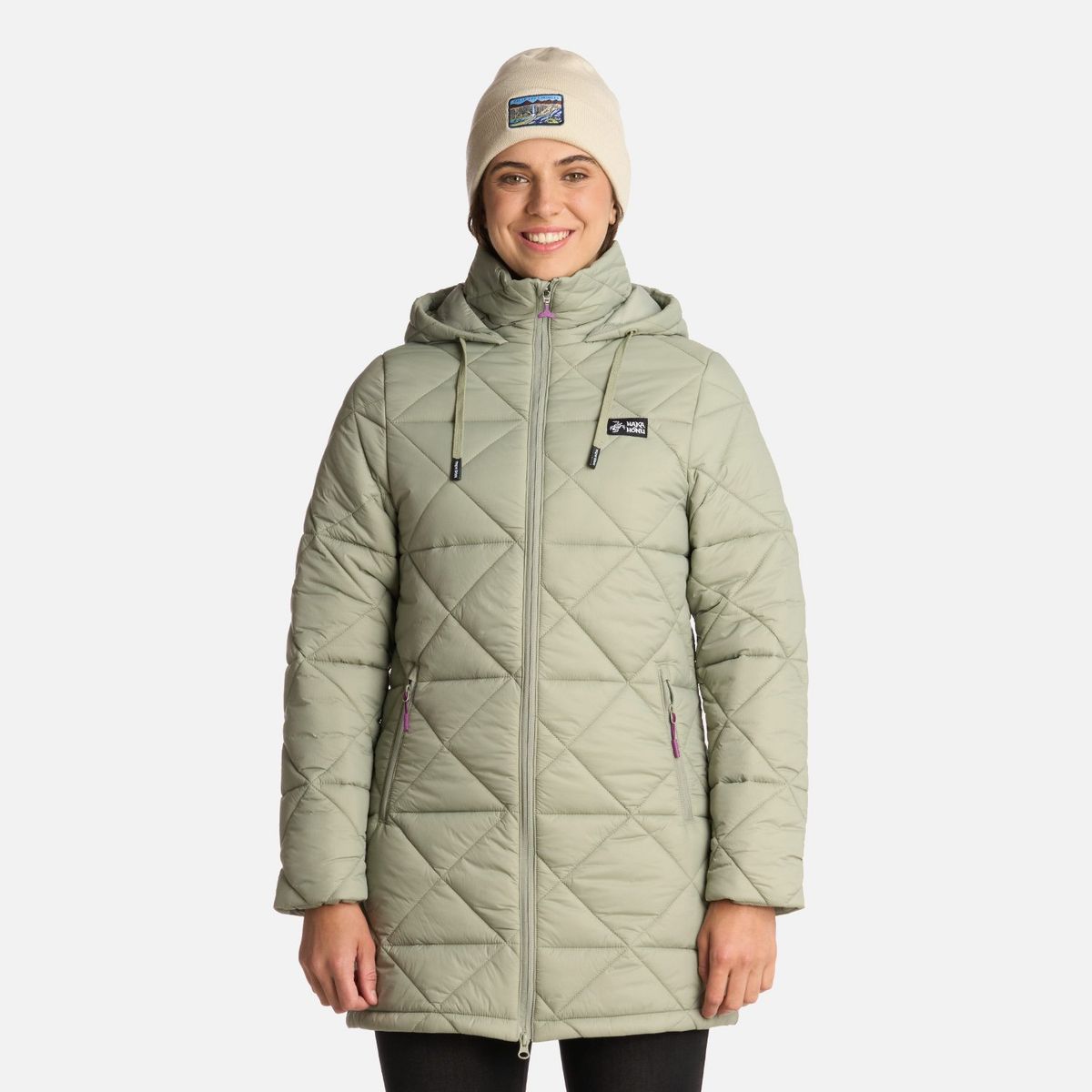 HAKA HONU - Chaqueta Mujer Pala Negra Laurel Haka Honu