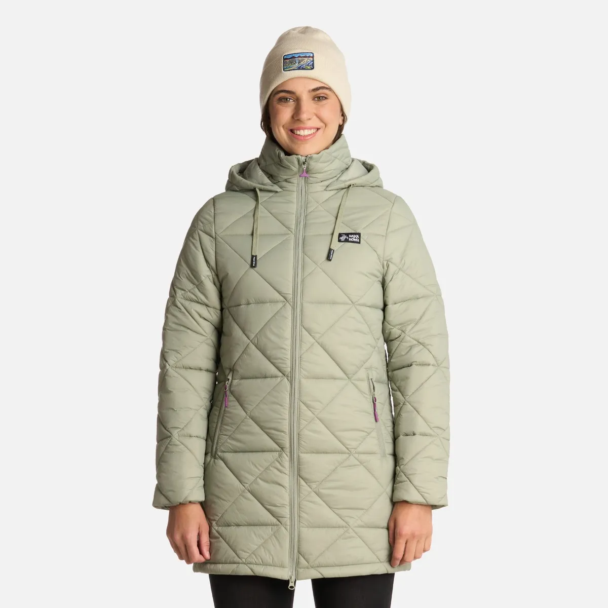 HAKA HONU - Chaqueta Mujer Pala Negra Laurel Haka Honu