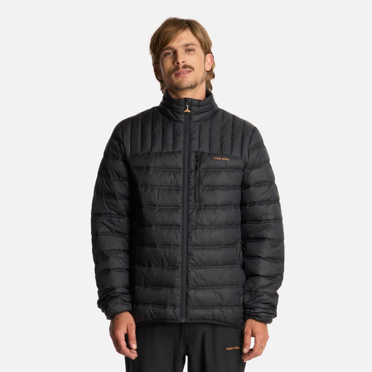 HAKA HONU - Chaqueta Hombre Ultraliviana Negro Haka Honu