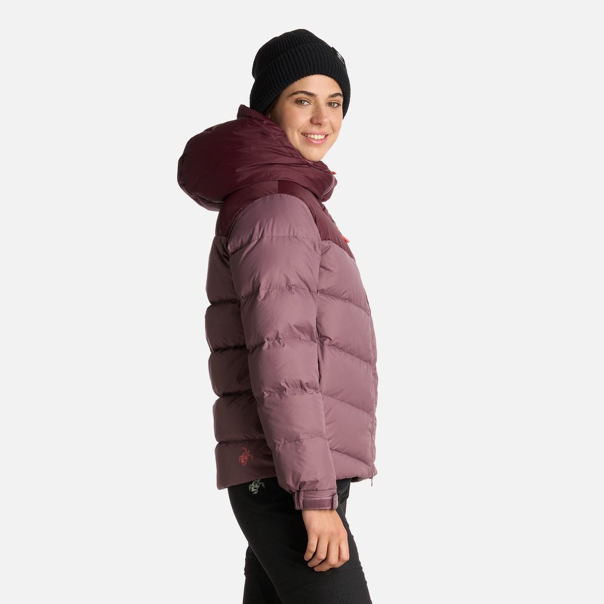 HAKA HONU - Chaqueta Mujer Campo Base Burdeo Haka Honu