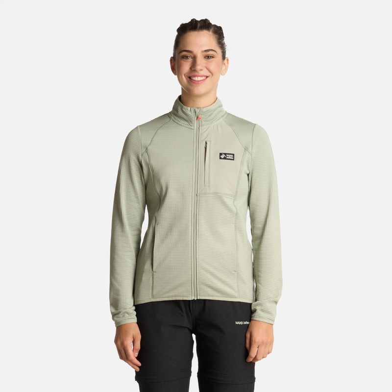 HAKA HONU - Polerón Mujer Taina Full Zip Jade Haka Honu