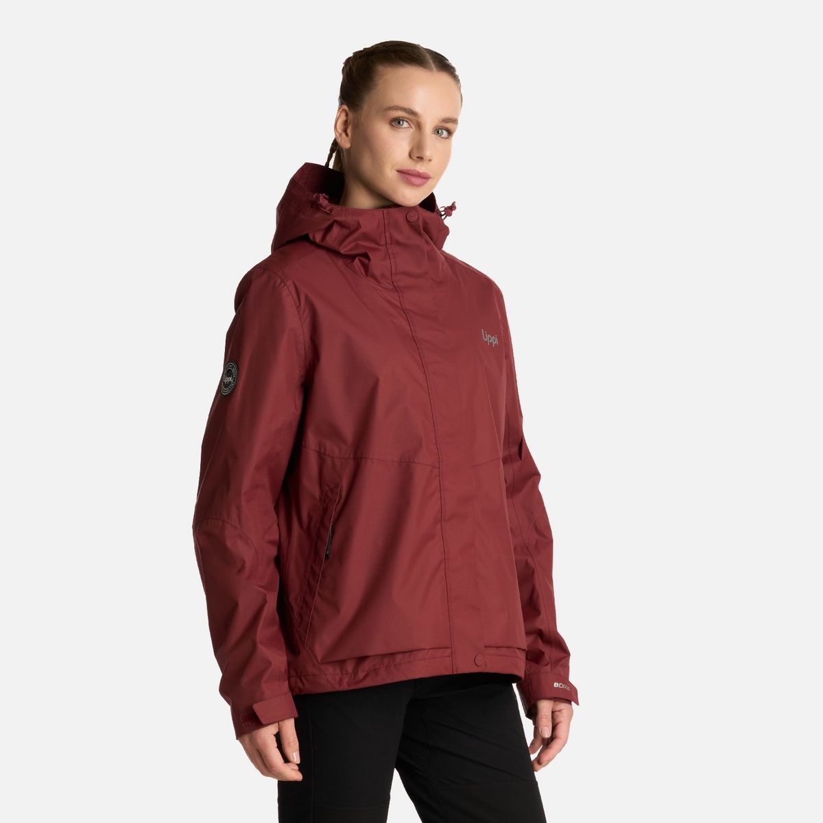 LIPPI - Chaqueta Mujer Blizzard B-Dry Hoody Jacket Burdeo Lippi
