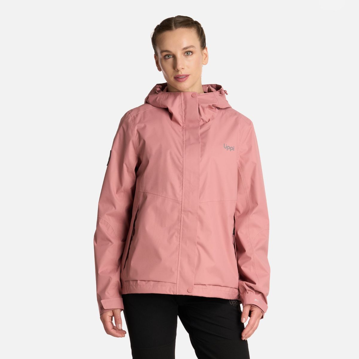LIPPI - Chaqueta Mujer Blizzard B-Dry Hoody Jacket Rosa Claro Lippi