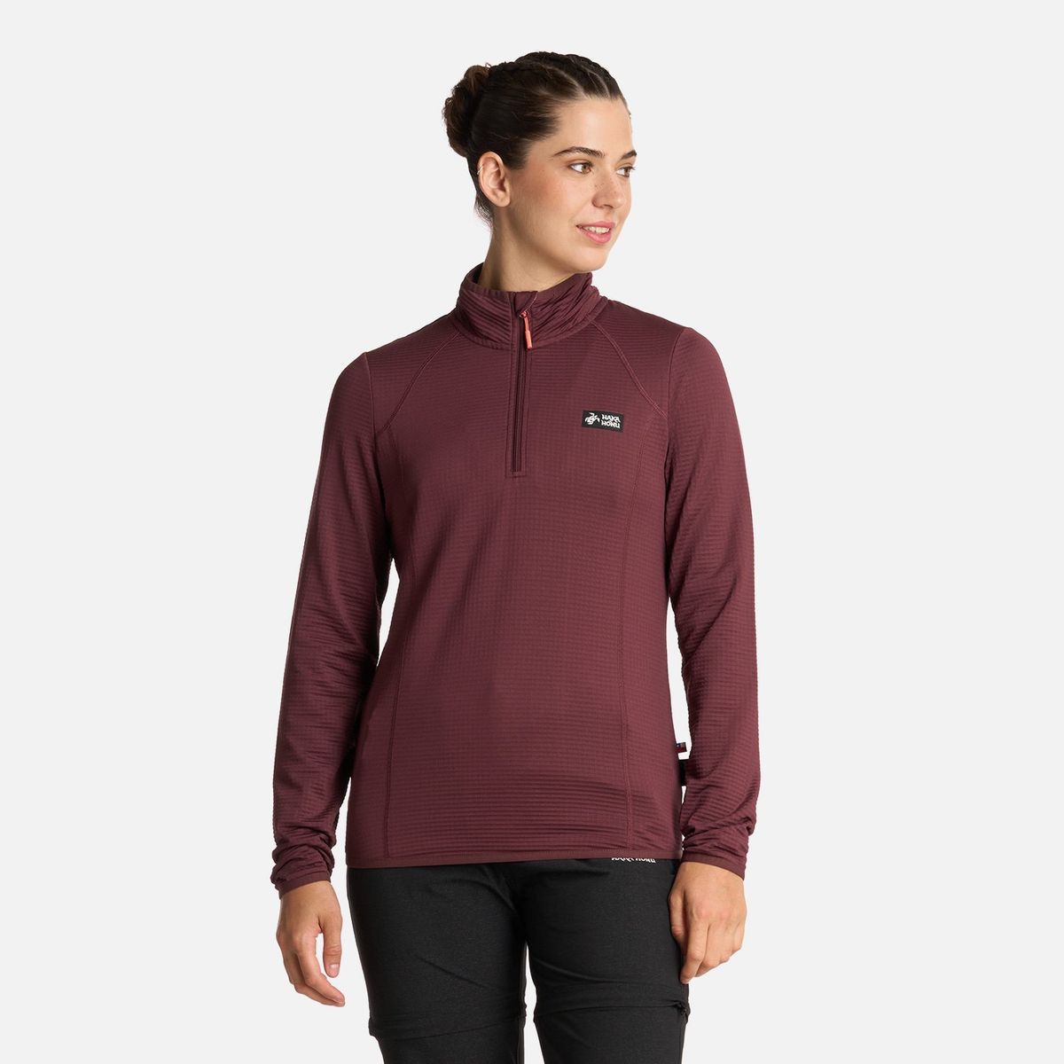 HAKA HONU - Polerón Mujer Taina Burdeo Haka Honu