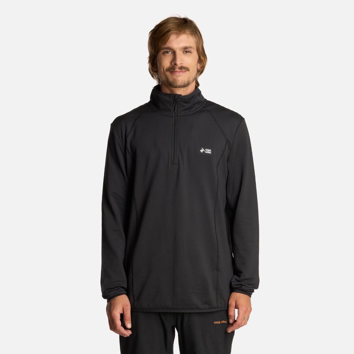 HAKA HONU - Polerón Hombre Taina Negro Haka Honu