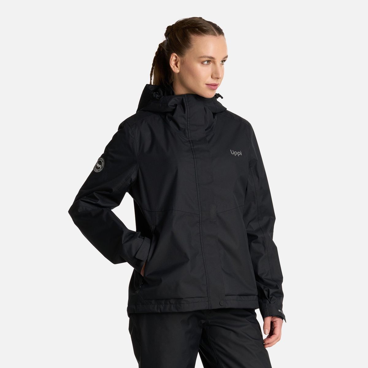 LIPPI - Chaqueta Mujer Blizzard B-Dry Hoody Jacket Negro Lippi