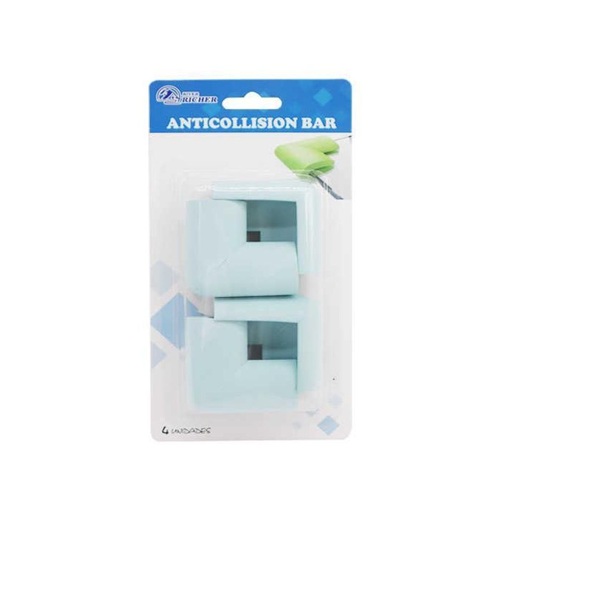 GENERICO - Protector de Esquinas Muebles Goma Eva 4pcs