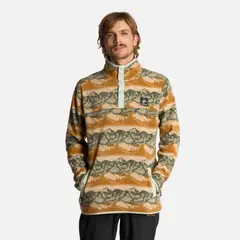 HAKA HONU - Polerón Hombre Tokerau Print Mostaza