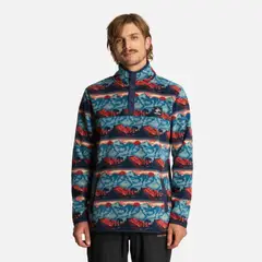 HAKA HONU - Polerón Hombre Tokerau Print Azul Noche