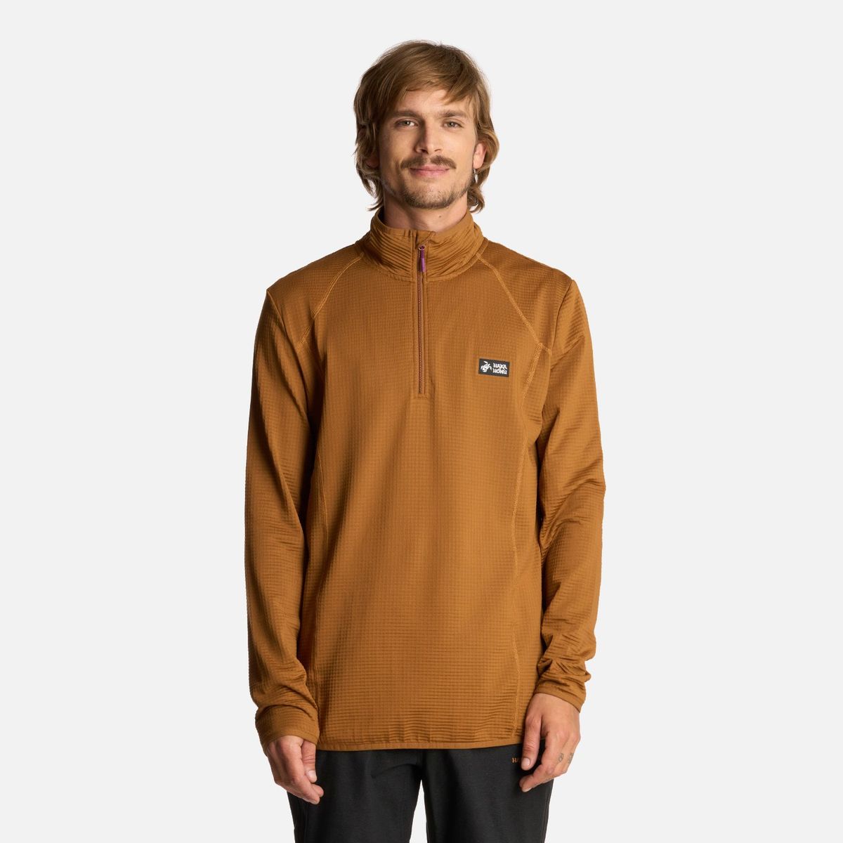 HAKA HONU - Polerón Hombre Taina Mostaza Haka Honu