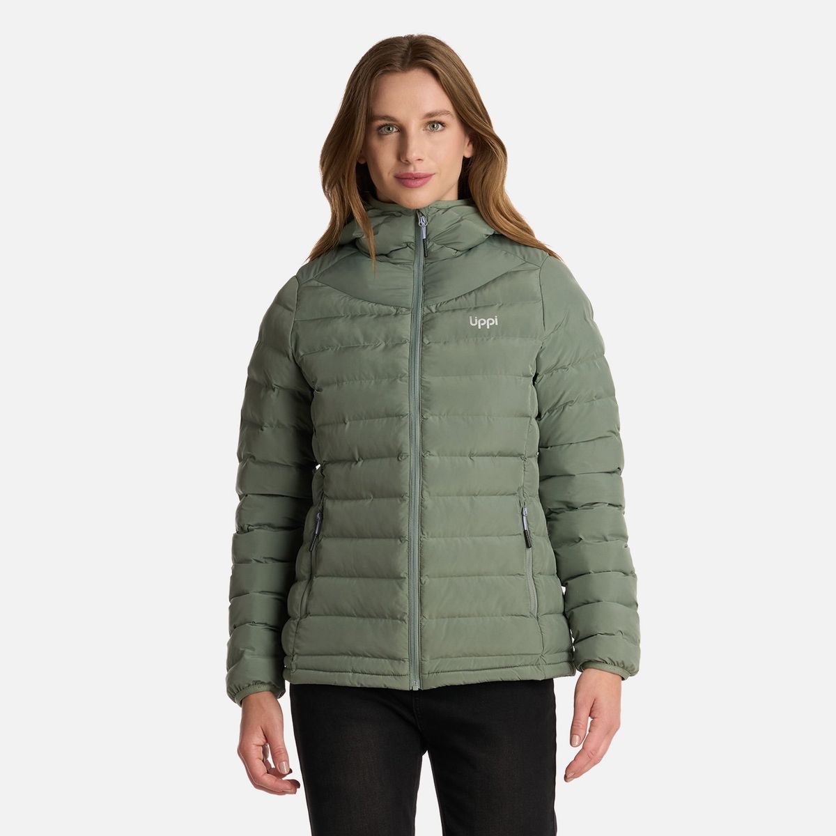 LIPPI - Chaqueta Mujer Snowmass Steam-Pro Hoody Jacket Jade Oscuro Lippi