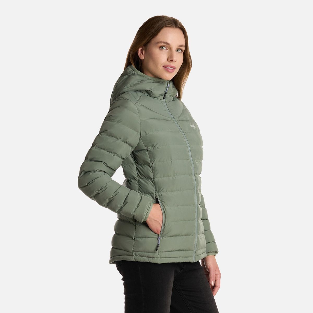 LIPPI - Chaqueta Mujer Snowmass Steam-Pro Hoody Jacket Jade Oscuro Lippi