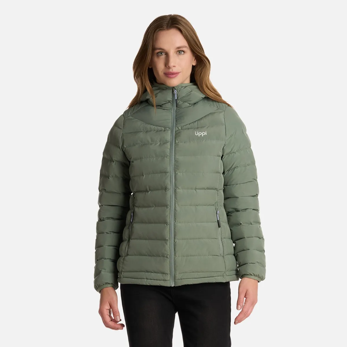 LIPPI - Chaqueta Mujer Snowmass Steam-Pro Hoody Jacket Jade Oscuro Lippi