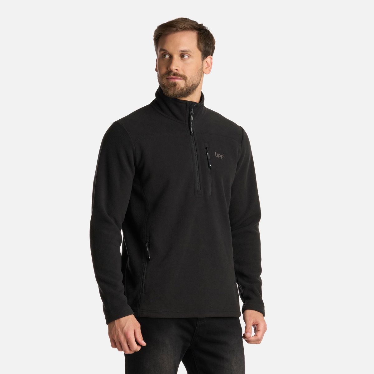 LIPPI - Polar Hombre Paicavi Therm-Pro 14 Zip Jacket Negro Lippi