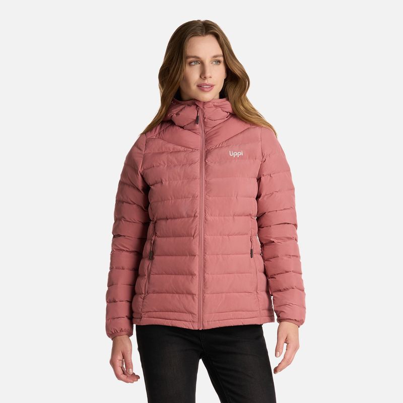 LIPPI - Chaqueta Mujer Snowmass Steam-Pro Hoody Jacket Rosa Oscuro Lippi
