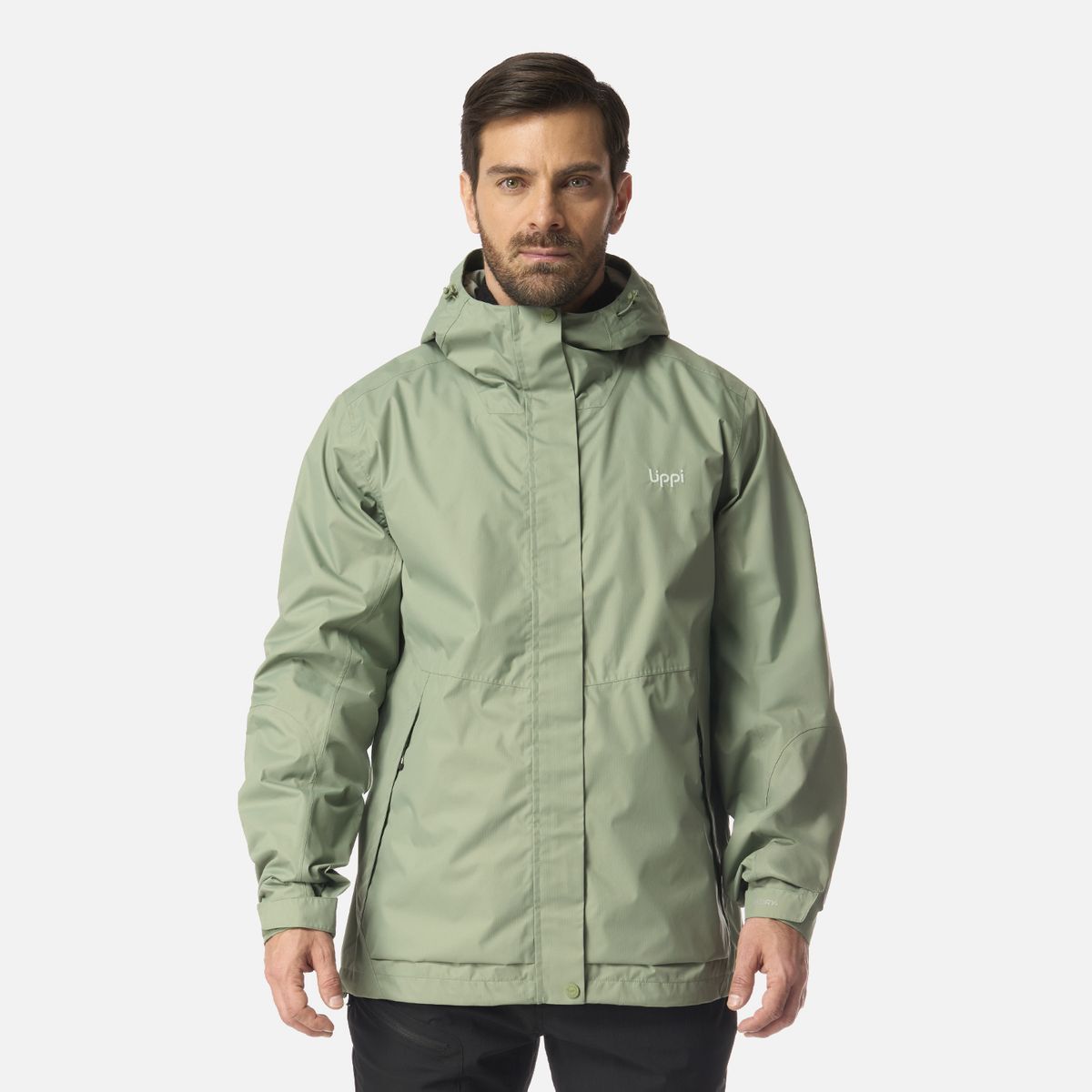 LIPPI - Chaqueta Hombre Blizzard B-Dry Hoody Jacket Jade Oscuro Lippi