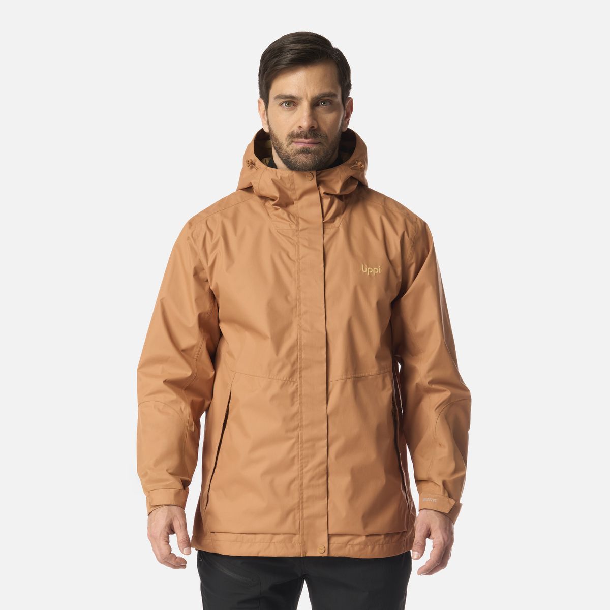 LIPPI - Chaqueta Hombre Blizzard B-Dry Hoody Jacket Café Claro Lippi