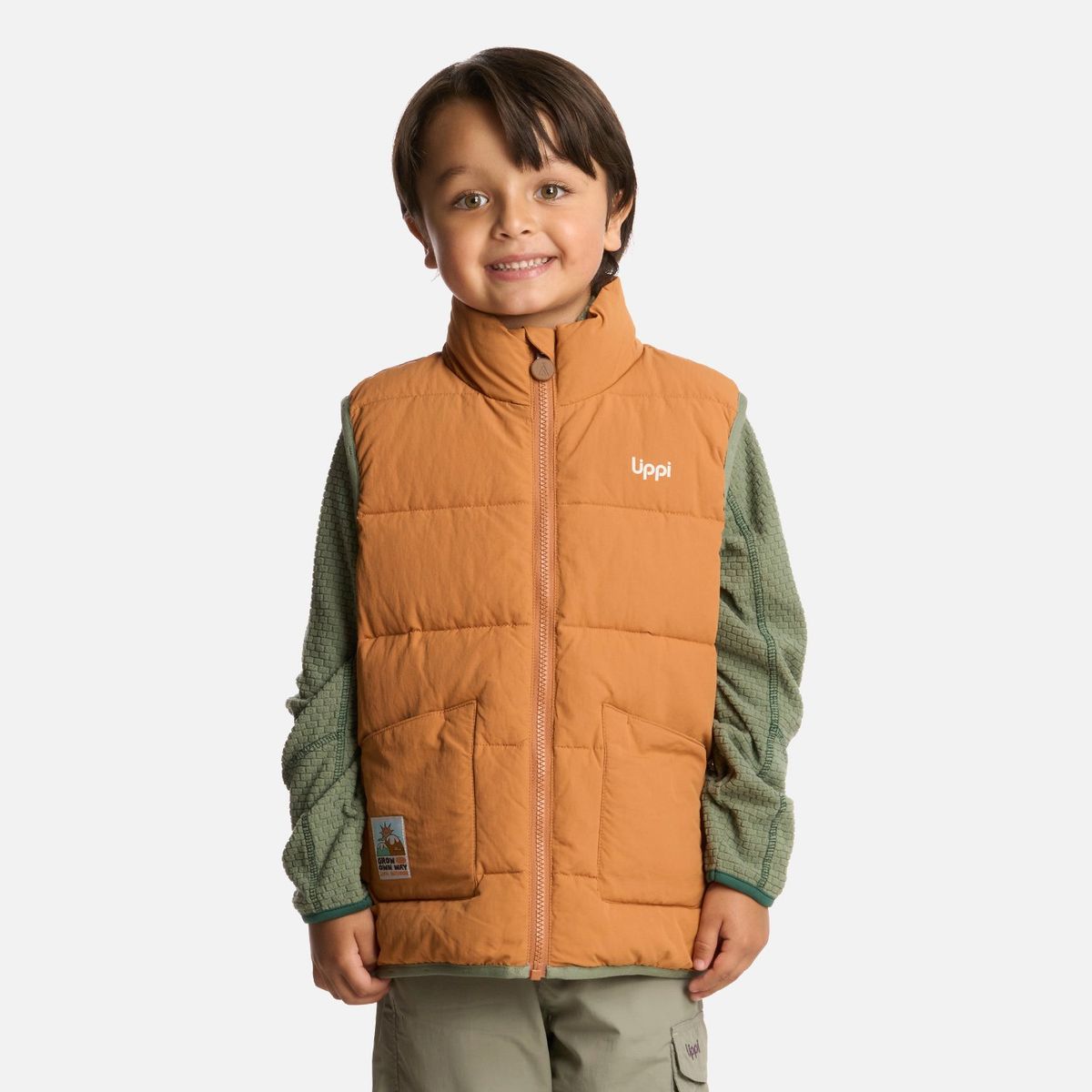 LIPPI - Chaqueta Niño Kingfisher Steam-Pro Vest Jacket Camel Lippi