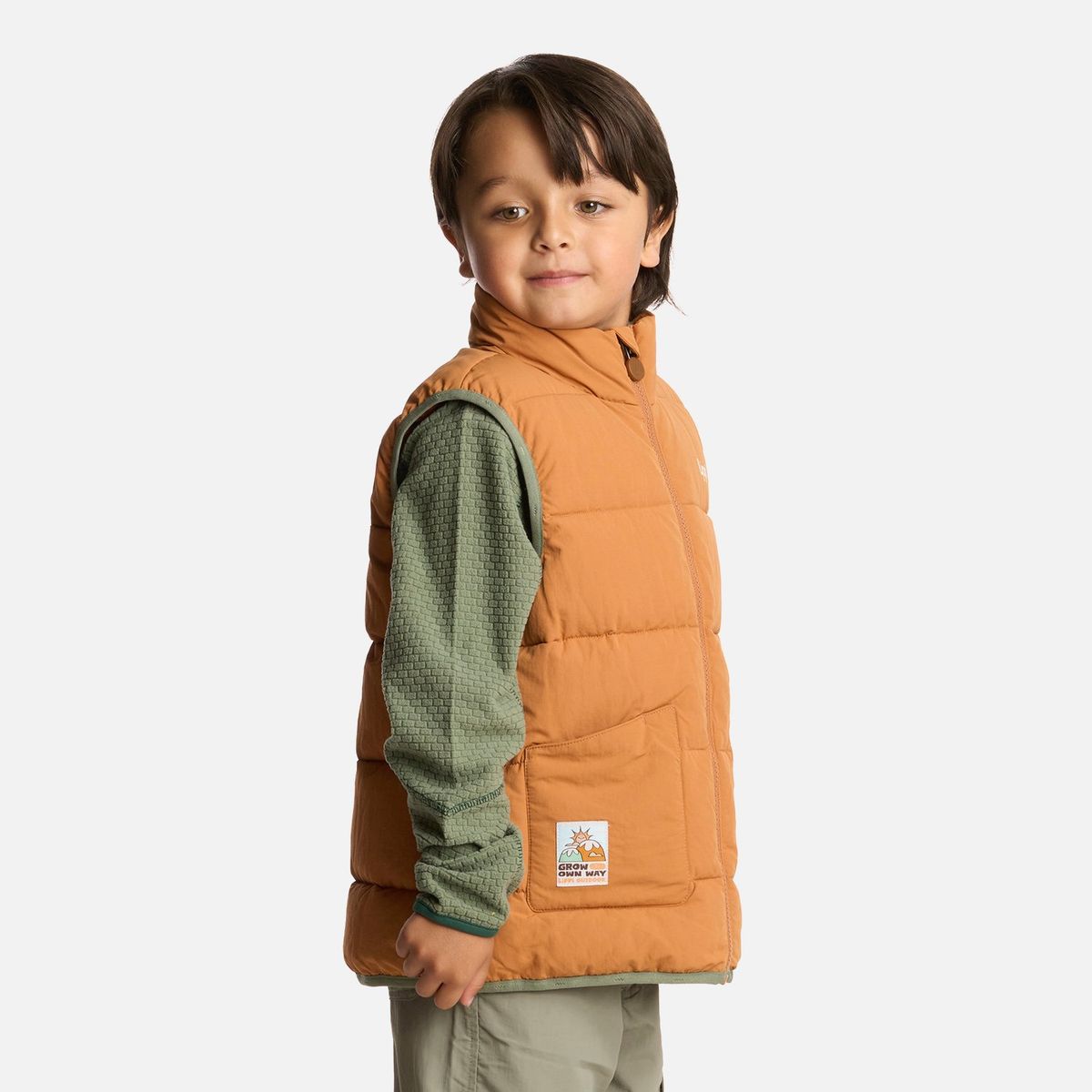 LIPPI - Chaqueta Niño Kingfisher Steam-Pro Vest Jacket Camel Lippi