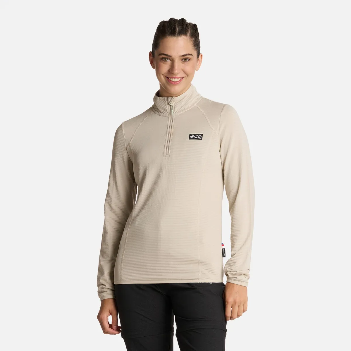 HAKA HONU - Polerón Mujer Taina Crema Haka Honu