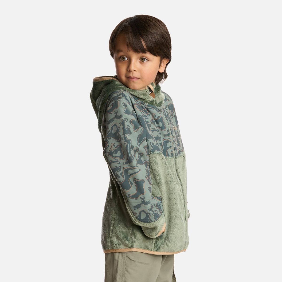 LIPPI - Polar Niño Grillo Therm-Pro Hoody Jacket Jade Oscuro Lippi