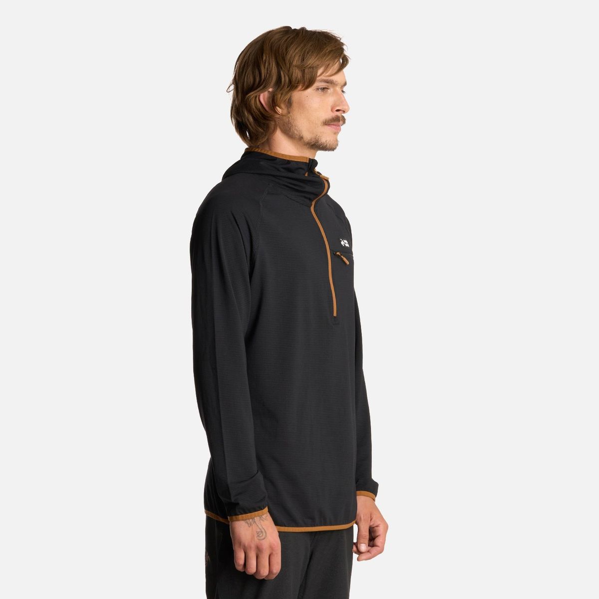 HAKA HONU - Polerón Hombre Taina Pro Negro Haka Honu