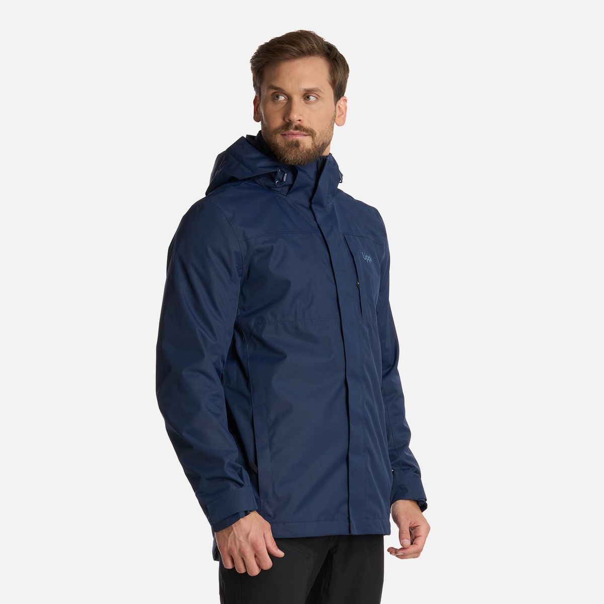 LIPPI - Chaqueta Hombre Tres Cruces Fusion-3 Hoody Jacket Azul Marino Lippi