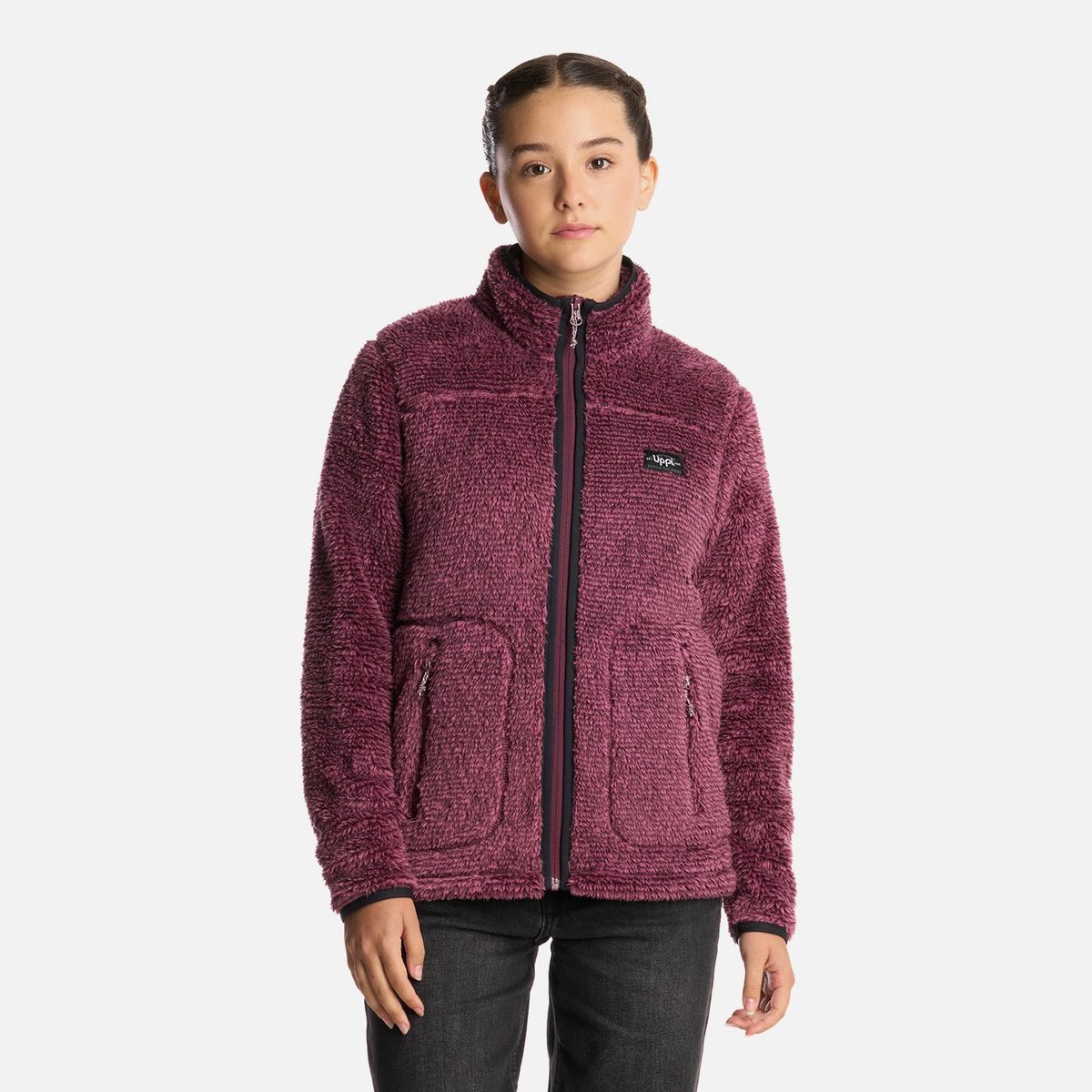 LIPPI - Polar Teen Girl Ferret Shaggy-Pro Jacket Vino Lippi