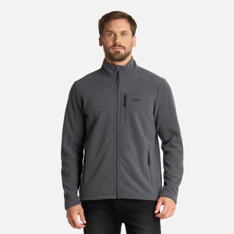LIPPI - Polar Hombre Paicavi Therm-Pro Jacket Gris Medio Lippi