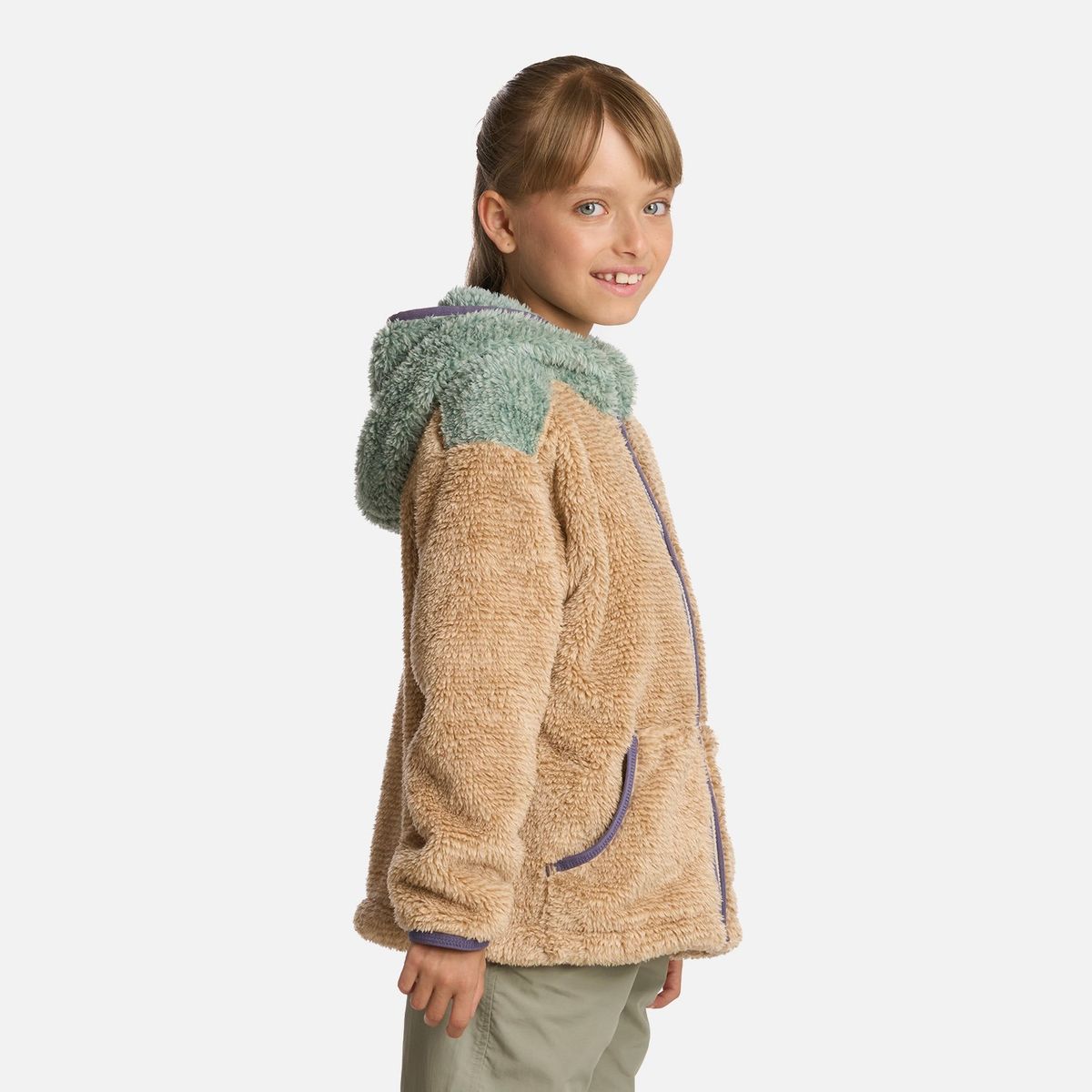 LIPPI - Polar Niña Ferret Shaggy-Pro Jacket Crudo Lippi