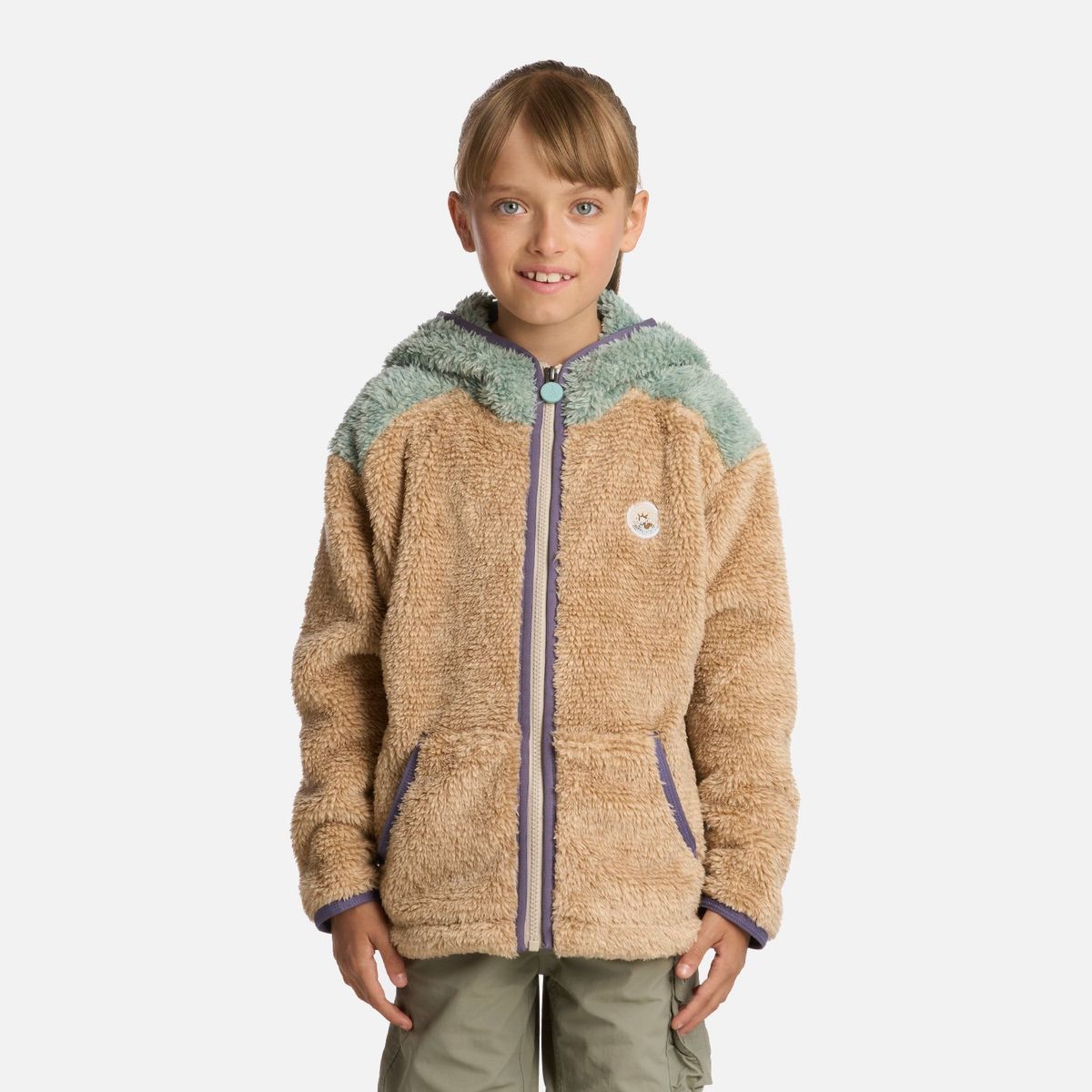 LIPPI - Polar Niña Ferret Shaggy-Pro Jacket Crudo Lippi