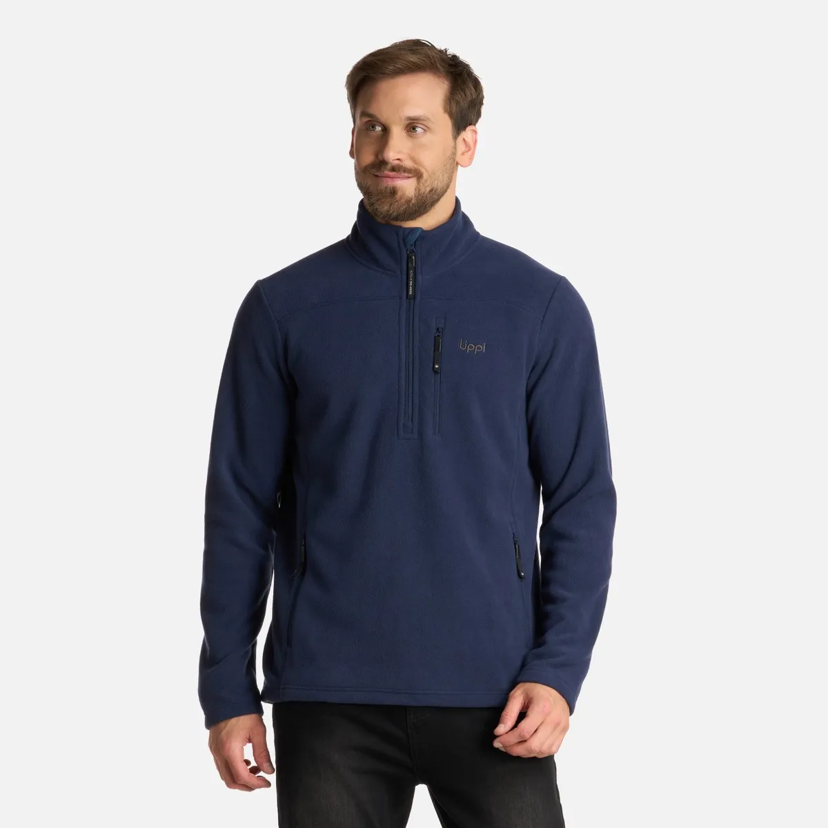 LIPPI - Polar Hombre Paicavi Therm-Pro 14 Zip Jacket Azul Marino Lippi