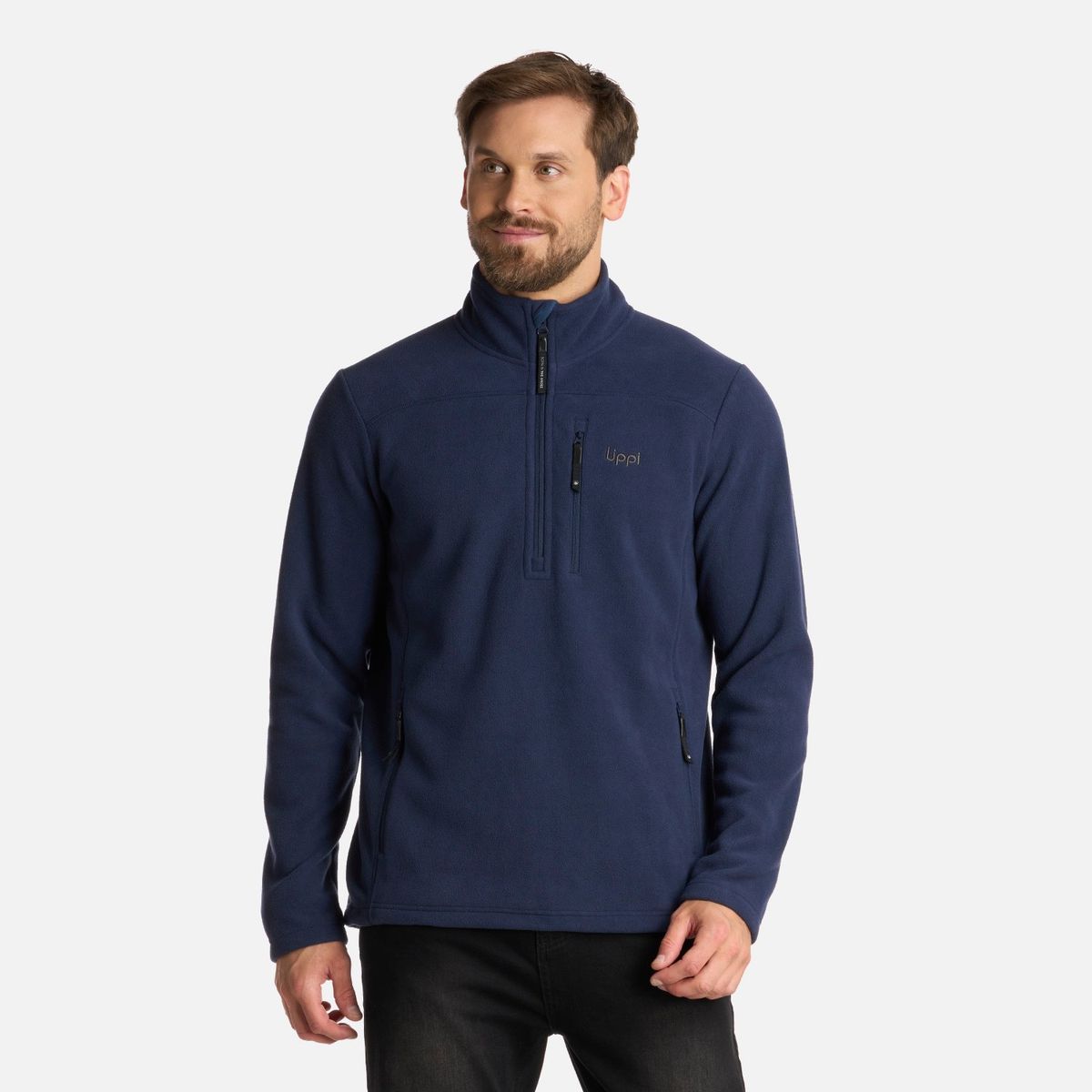 LIPPI - Polar Hombre Paicavi Therm-Pro 14 Zip Jacket Azul Marino Lippi