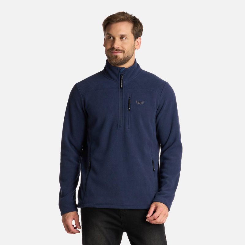LIPPI - Polar Hombre Paicavi Therm-Pro 14 Zip Jacket Azul Marino Lippi.