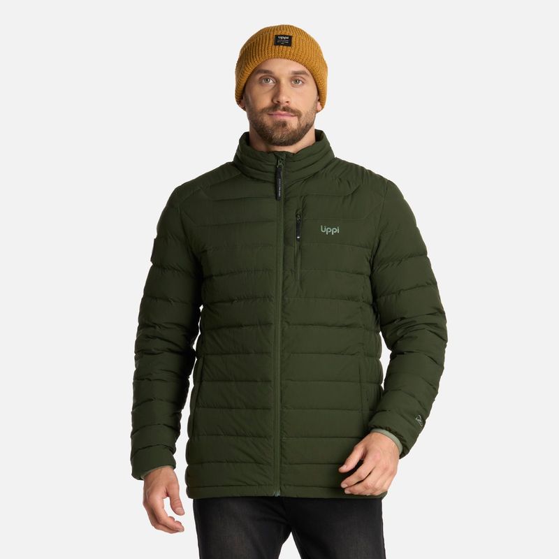 LIPPI - Chaqueta Hombre Aero Down Jacket Verde Militar Lippi