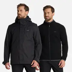 LIPPI - Chaqueta Hombre Tres Cruces Fusion-3 Hoody Jacket Negro