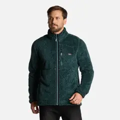 LIPPI - Polar Hombre Ferret Shaggy-Pro Jacket Azul Piedra