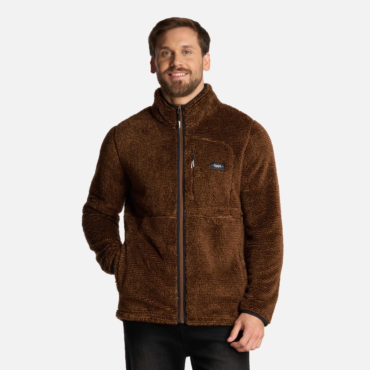 LIPPI - Polar Hombre Ferret Shaggy-Pro Jacket Cafe Lippi