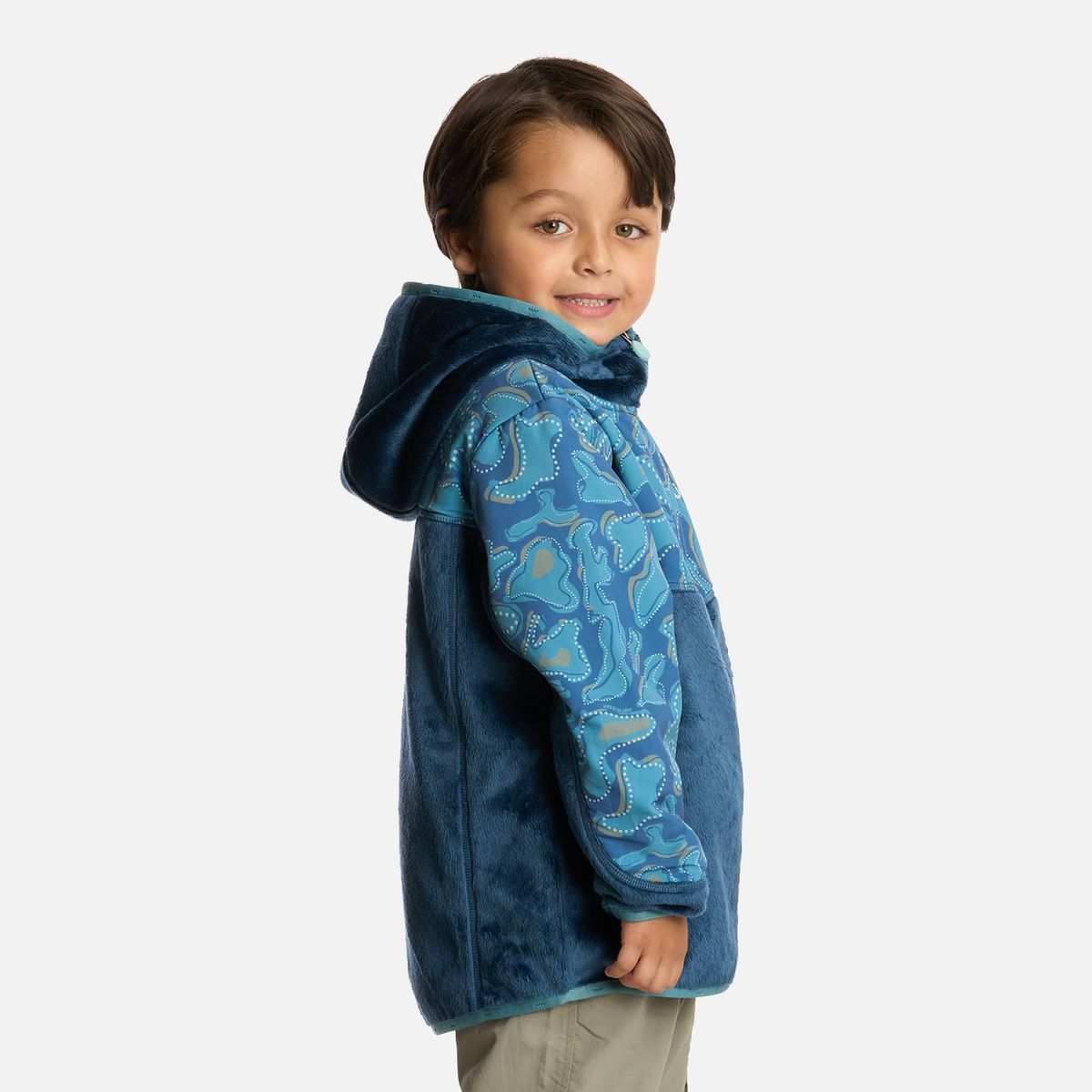 LIPPI - Polar Niño Grillo Therm-Pro Hoody Jacket Azul Piedra Lippi