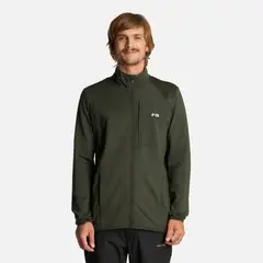 HAKA HONU - Polerón Hombre Taina Full Zip Verde Militar Haka Honu.-