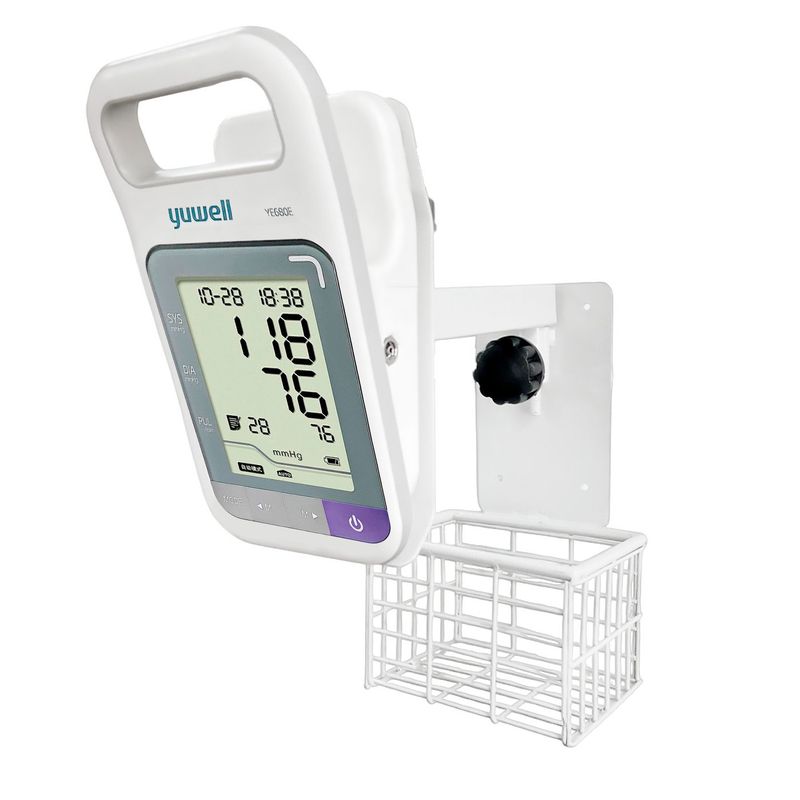 YUWELL - Toma Presión Yuwell YE680E Dual con Soporte de Pared