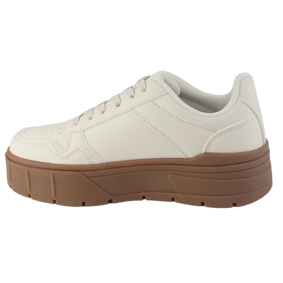 CHALADA - Zapatilla Mujer Beige Urbano Chalada Troya-4