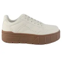 CHALADA - Zapatilla Mujer Beige Urbano Troya-4