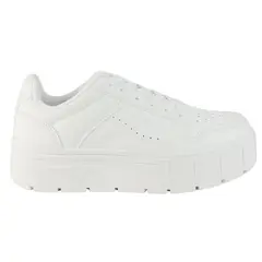 CHALADA - Zapatilla Mujer Blanco Urbano Troya-4.