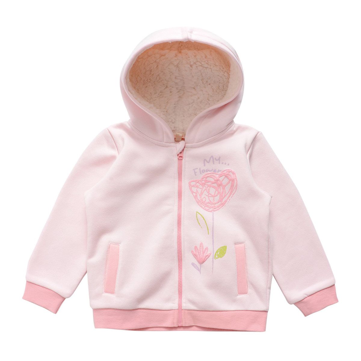 EXCEPTION - Conjunto Polerón y Pantalón Buzo Franela Bebé Niña