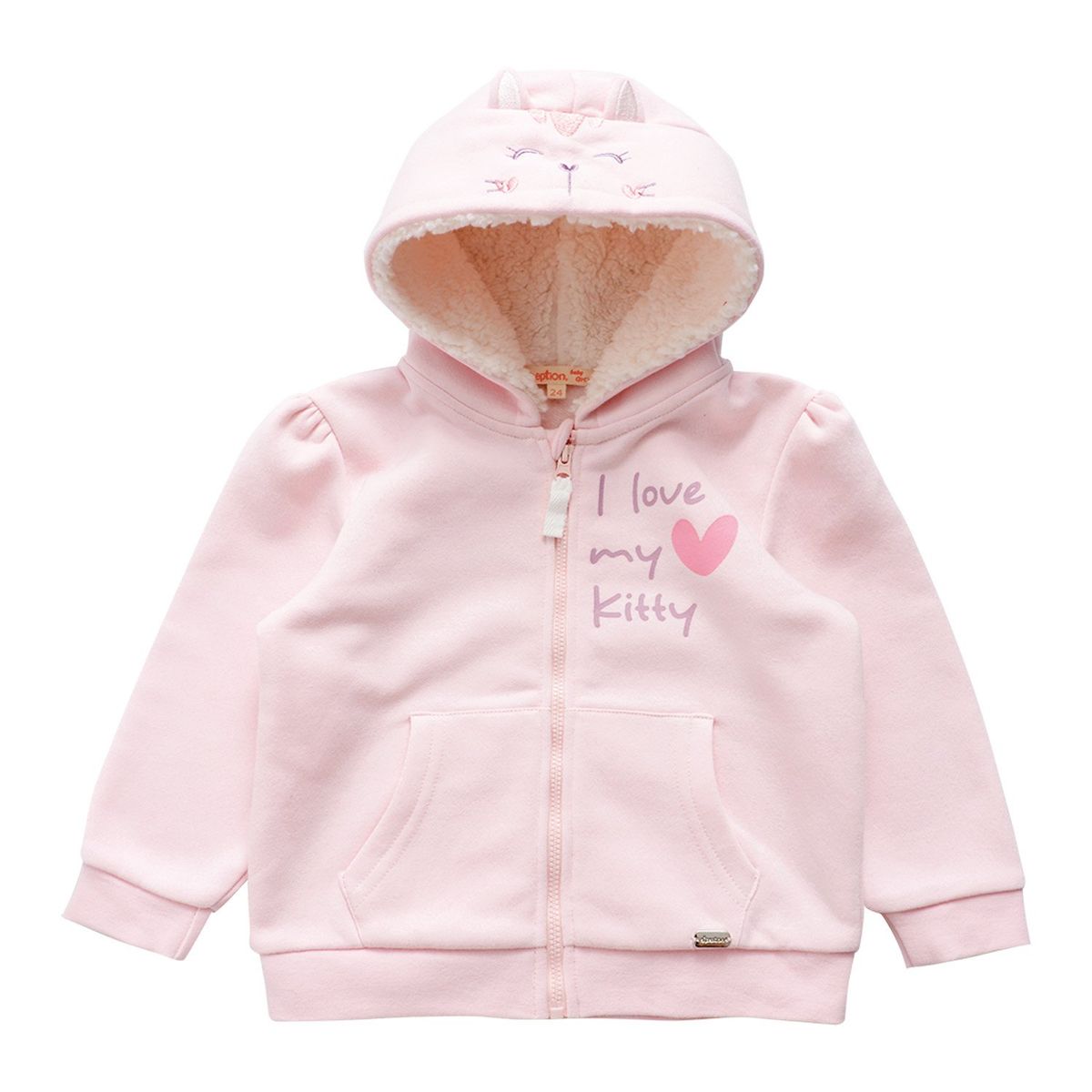 EXCEPTION - Conjunto Polerón y Pantalón Buzo Franela Bebé Niña