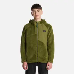 LIPPI - Polar Teen Boy Bear Shaggy-Pro Hoody Jacket Verde