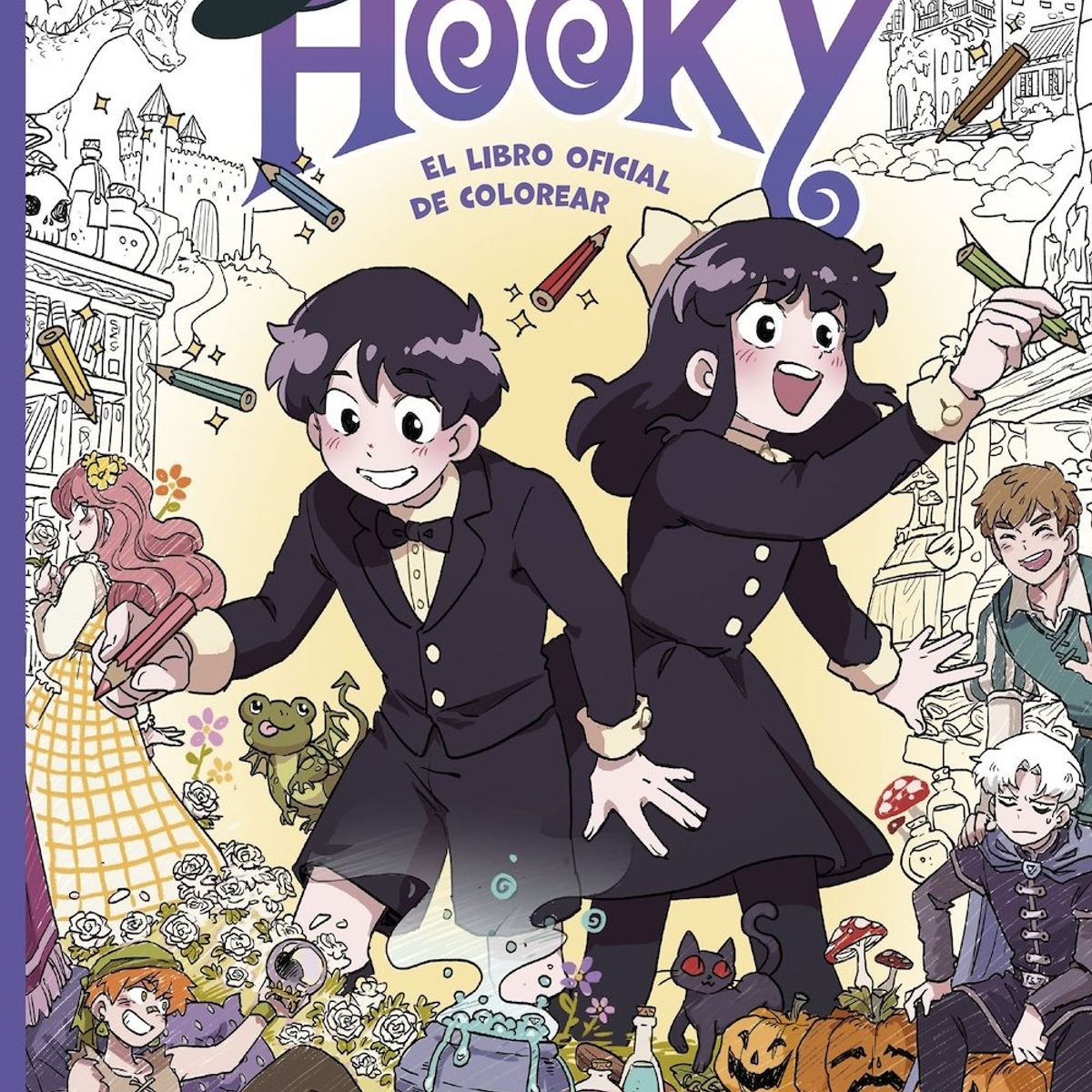 EDICIONES MARTINEZ ROCA - Libro Hooky. El libro oficial de colorear - Miriam Bonastre