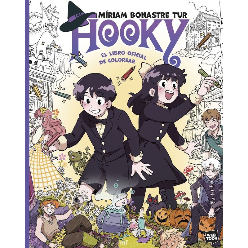 EDICIONES MARTINEZ ROCA - Libro Hooky. El libro oficial de colorear - Miriam Bonastre